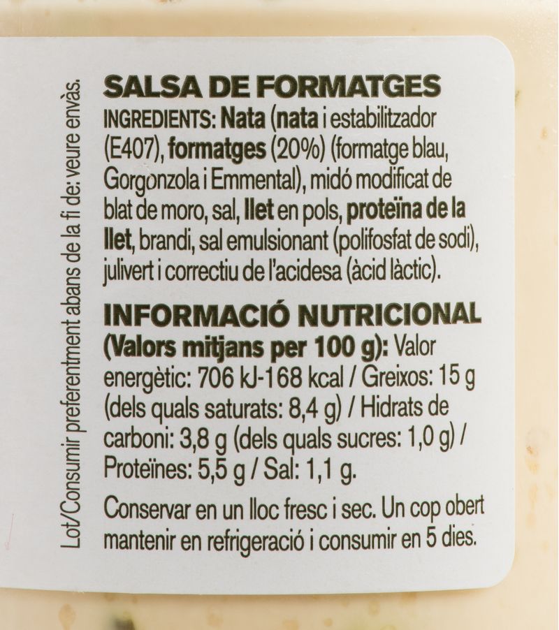 Salsa De Queso Ametller Origen 230ml Ametller Origen Ametller Origen 