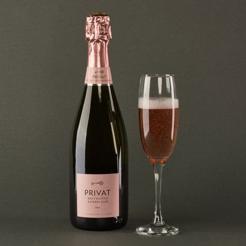 Cava brut nature rosado Privat 75cl