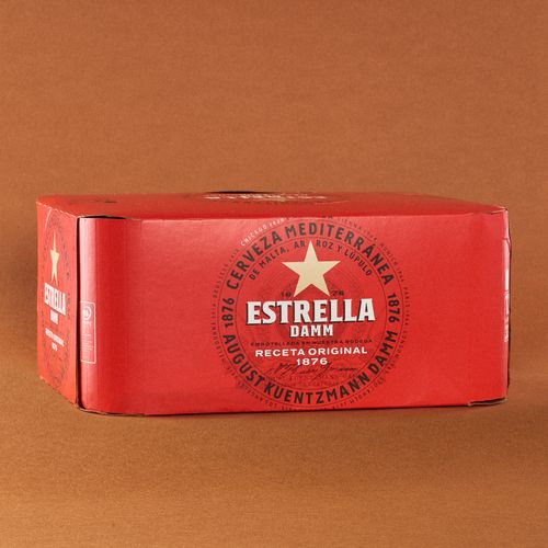 Cervesa Estrella DAMM 33cl - pack 12u.