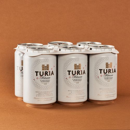 Cervesa en llauna TURIA 33cl - pack 6u.