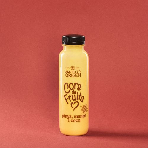 Refresc Cors de Fruita de pinya, mango i coco Ametller Origen 310ml
