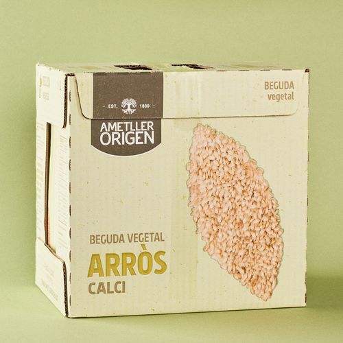 Bebida de arroz con calcio Ametller Origen 1l - caja 6uds