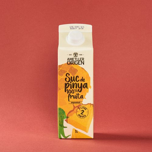 Zumo piña 100% exprimido Ametller origen 1L