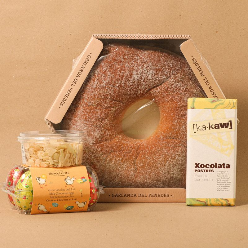 7052-Garlanda-Ametller-Origen-400g-52182-Xocolata-postres-50-KA-KAW-175g-53298-Ametlla-laminada-AO-100g-53279-Ous-farcits-praline-SIMON-COLL-150g