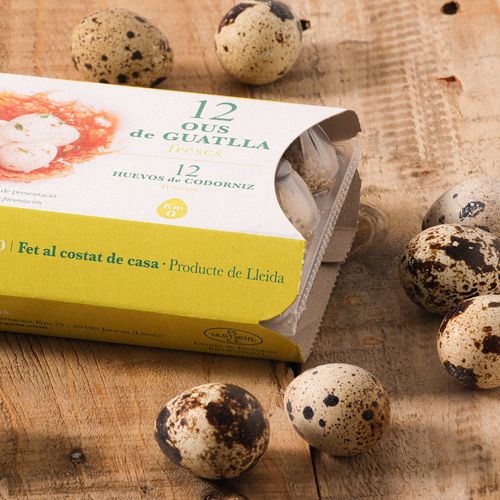 Huevos de codorniz Sagra - 12uds.