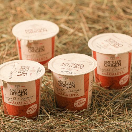 Yogur cremoso con galleta Ametller Origen 125g - 4uds.