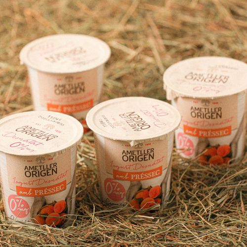 Iogurt desnatat cremós de préssec Ametller Origen 125g - 4u.