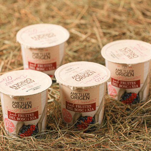 Iogurt desnatat fruits del bosc i xia Ametller Origen 125g - 4u.