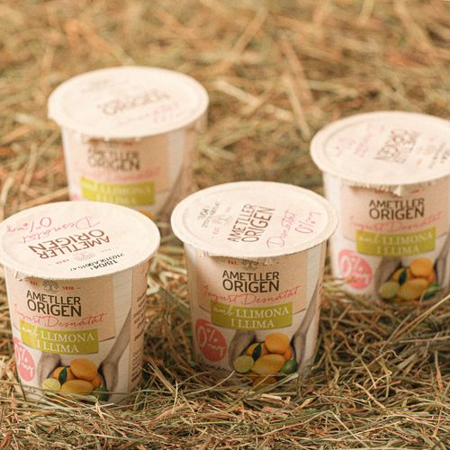 Iogurt cremós desnatat amb llima i llimona Ametller Origen 125g - 4u.