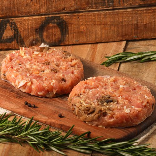 Burger de pollastre amb ceps Ametller Origen - 2u.