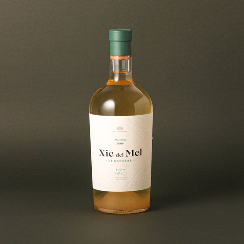 Vino blanco Natural  Macabeo XIC DEL MEL 75CL