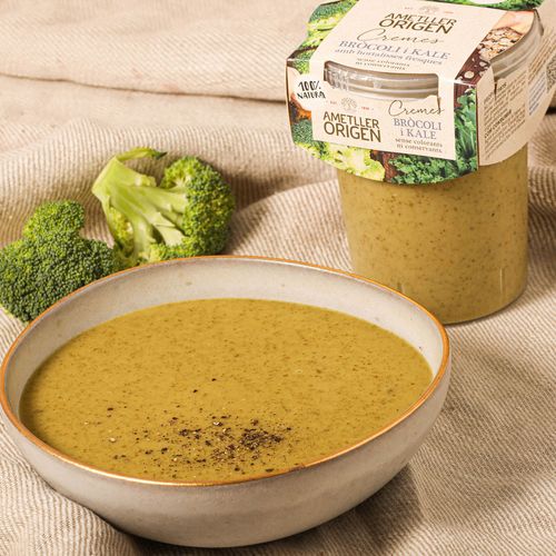 Crema de brócoli y kale Ametller Origen 485ml