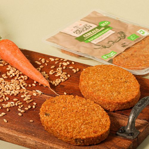Hamburguesa ecológica de cereales, espelta y verduras Ametller Origen 100g - 2uds.
