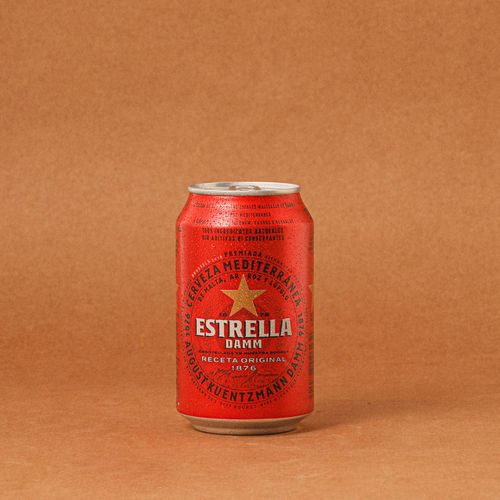 Cervesa en llauna Estrella DAMM 33cl