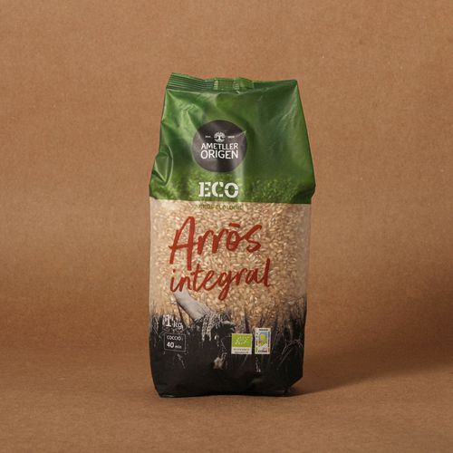 Arròs rodó integral ecològic 1Kg