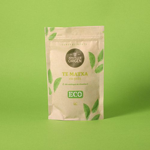 Te matcha ecològic en pols Ametller Origen 55g