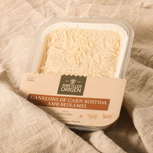 Canelones de carne asada Ametller Origen 550g - 6uds.