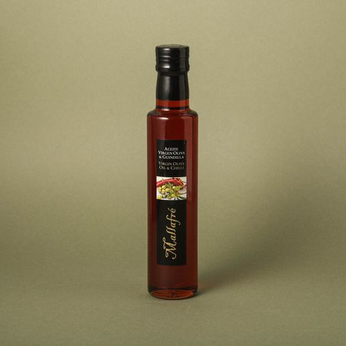 Aceite de oliva con guindilla fresca MALLAFRÉ 250ml