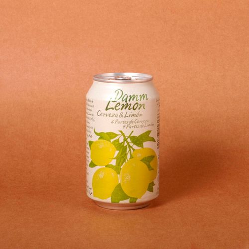 Cervesa en llauna Lemon DAMM 33cl