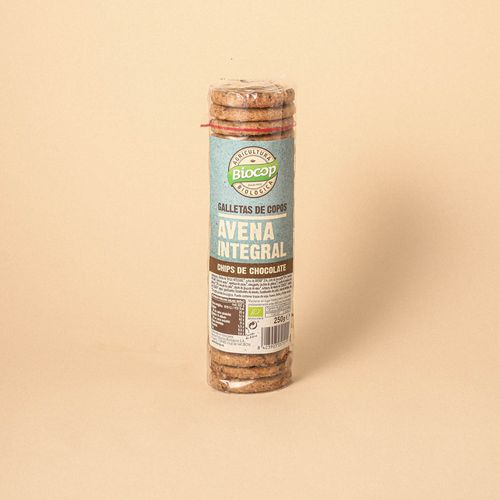 Galleta avena integral chocolate Biocop 250g