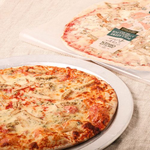 Pizza pollo y queso azul  370g