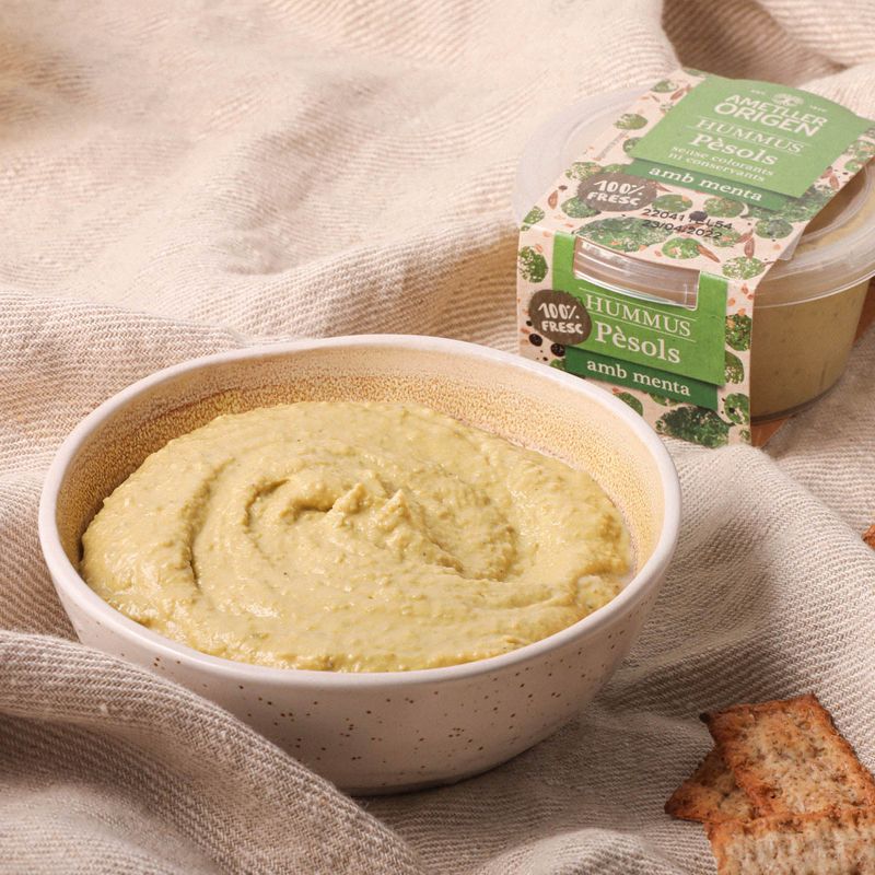 Hummus De Guisantes Con Menta Ametller Origen 165g Ametller Origen Ametller Origen 