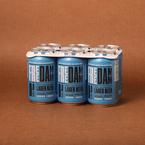 Cervesa en llauna Free DAMM 33cl - pack 6u.