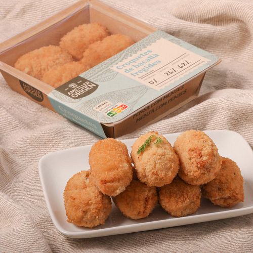 Croquetes bacallà fregides Ametller Origen 250g