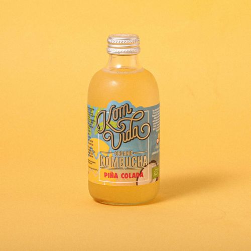 Kombutxa sabor pinya colada Komvida 250ml