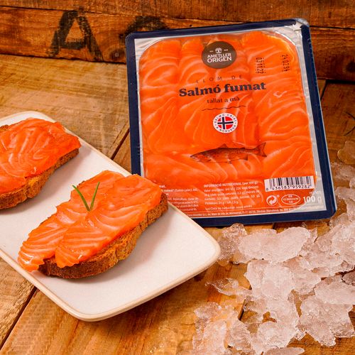Lomo de salmón ahumado Ametller Origen 100g