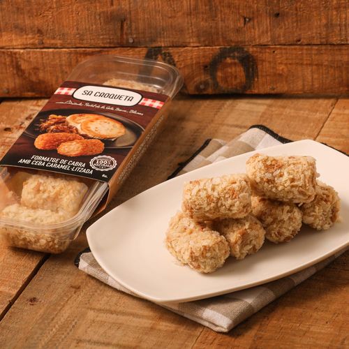 Croquetas de queso de cabra y cebolla caramelizada Sa Croqueta 168g - 6uds.