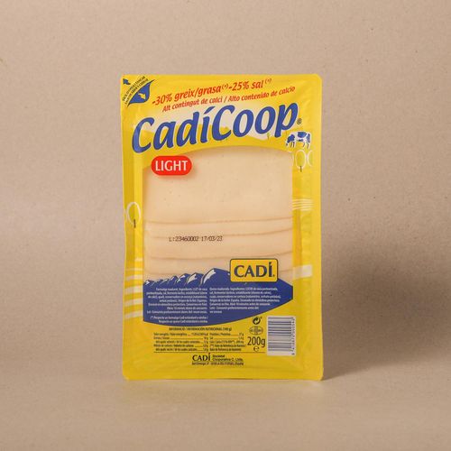 Queso cortado light Cadí 200 g