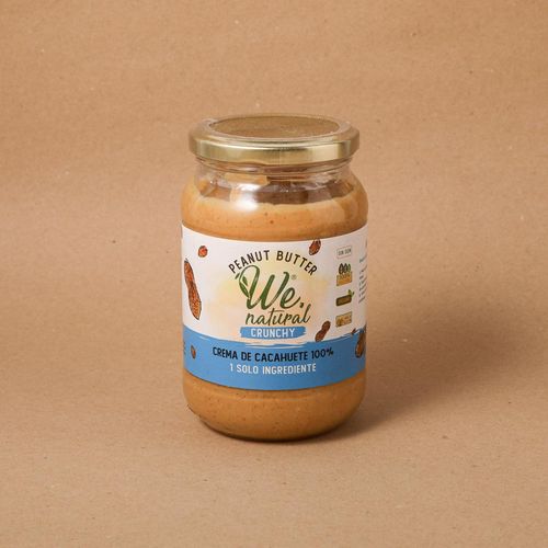 Crema cacahuete crunchy We Natural 475g