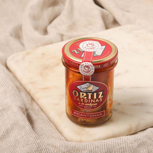 Sardinas a la antigua picantona Ortiz 140 g