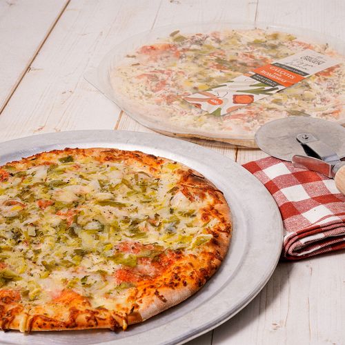 Pizza de calçots Ametller Origen 400g