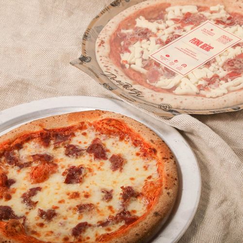 Pizza de virutas de jamón ibérico Fratelli Colombo 400 g