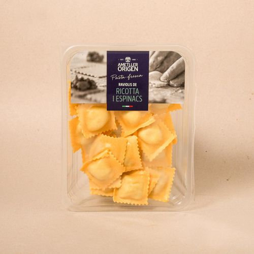 Ravioli queso y espinacas Ametller Origen 250g