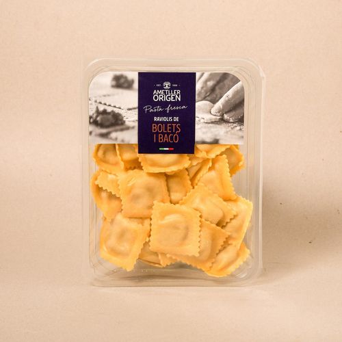 Ravioli de setas y beicon Ametller Origen 250g