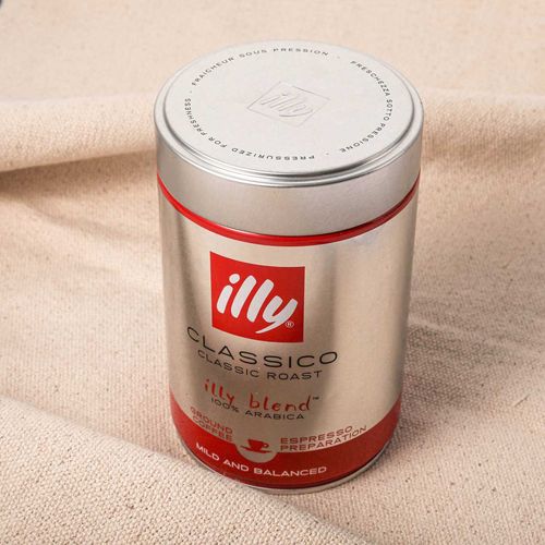 Cafè espresso mòlt torrat clàssic illy 250g
