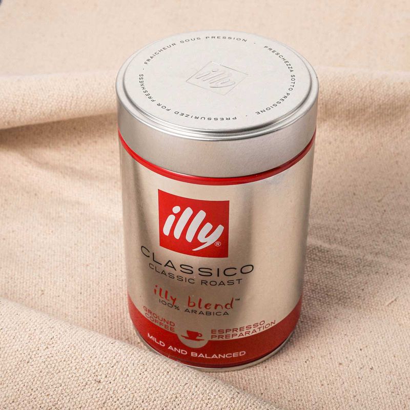 Café molido tueste clásico - Lata de 250g - illy Shop