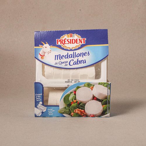 Medallones queso cabra President 200g