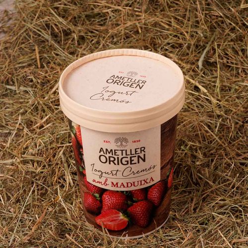 Yogur cremoso de fresa Ametller Origen 500g
