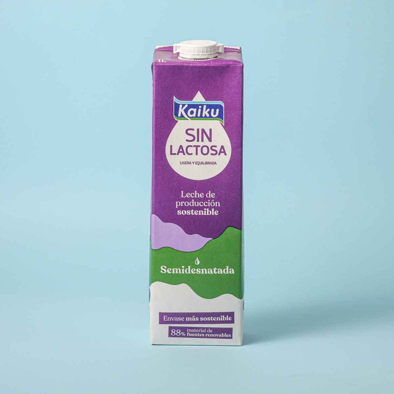 Leche sin lactosa semidesnatada 1l