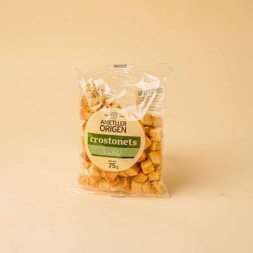 Picatostes al ajo Ametller Origen 75g