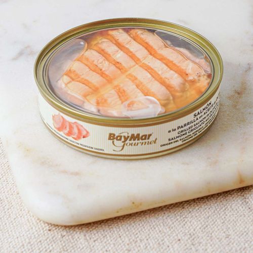 Salmón a la brasa en aceite de oliva, Baymar 109g