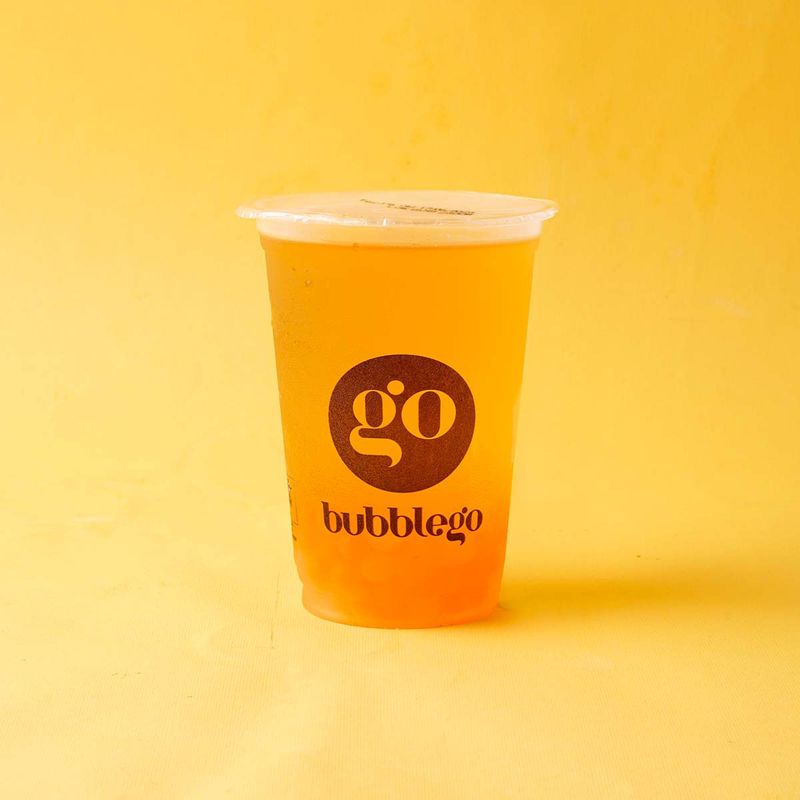 Té verde perlas y sirope de melocotón California Peach BubbleGo 450