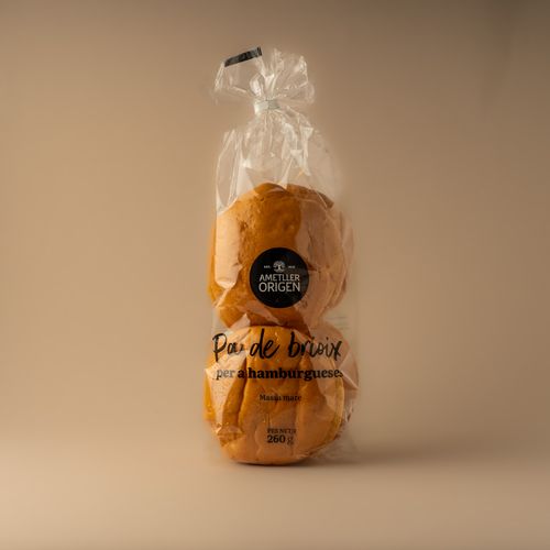 Pa de brioix d' hamburguesa Ametller Origen 260g
