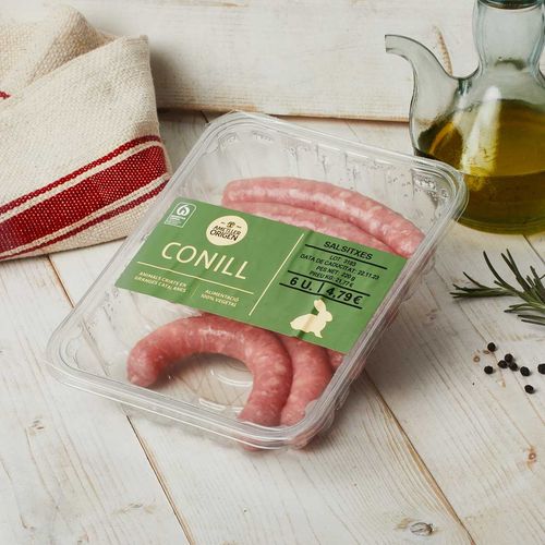 Salchicha de conejo Ametller Origen 220g