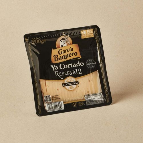 Queso curado reserva cortado Garcia Baquero 200g