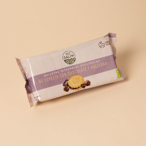 Galletas de espelta con chocolate Eco salim 80g